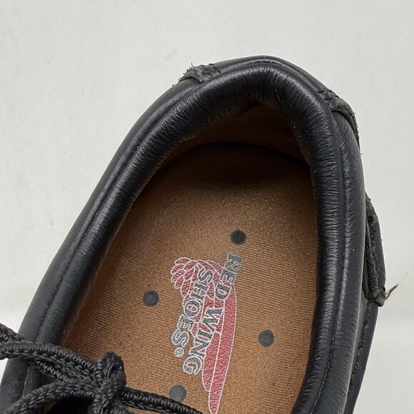 Red Wing 6703 Work Shoes Mens 13 D Black Leather Aluminum Safety Toe Oxfords main image 7